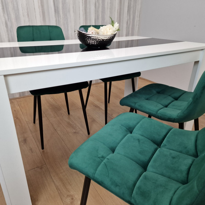 Bissainthe 4 - Person Dining Set, H75 x L117 x W77cm