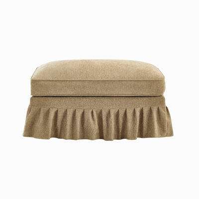 Repose-pieds en chenille - Café clair