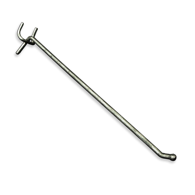 10" Metal Wire Hook: 0.187" Diameter, 50-Pack