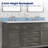 60'' Marble Double Bathroom Vanity Top with Sink