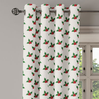 Sateen Blackout Curtains / Drapes Single Panel