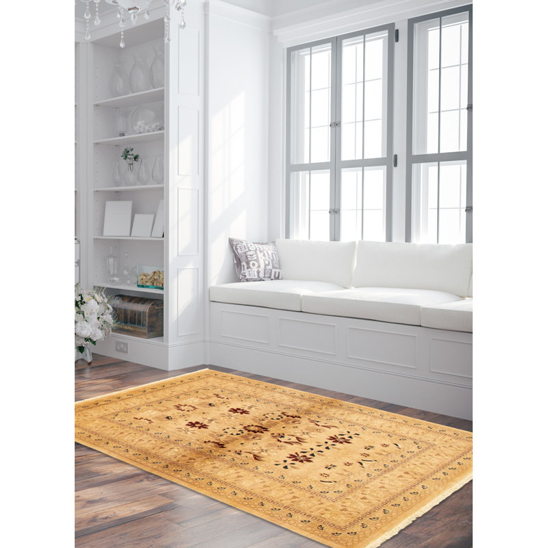 Tapis décoratif en laine noué à la main de conception persane et unique noué à la main new age paki 18/20