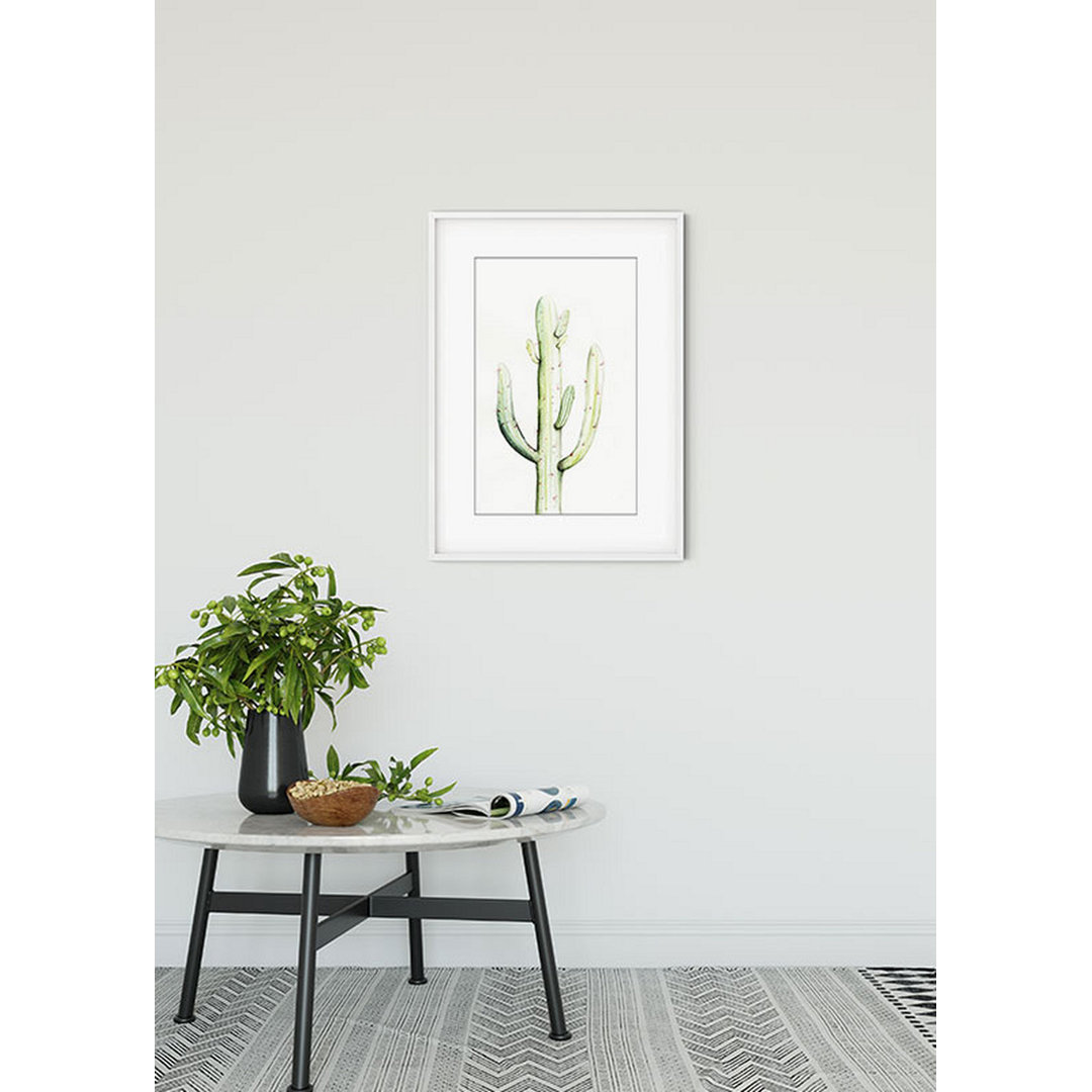 Poster Saguaro Kaktus Aquarell