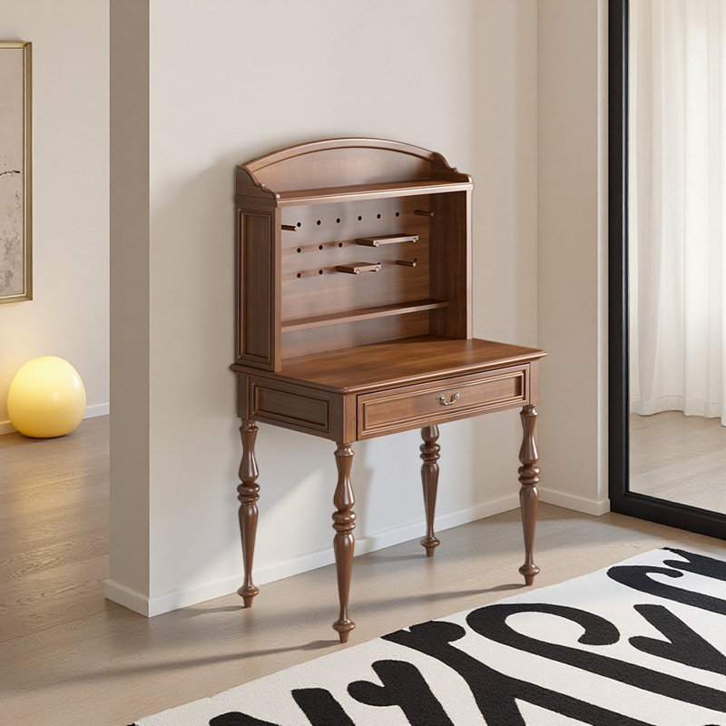 Bureau en bois massif, H 62,99 po x l 27,56 po x P 19,69 po