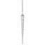 Icicle Diamante 6.5'' Handmade Geometric Metal Holiday Shaped Ornament-46478650