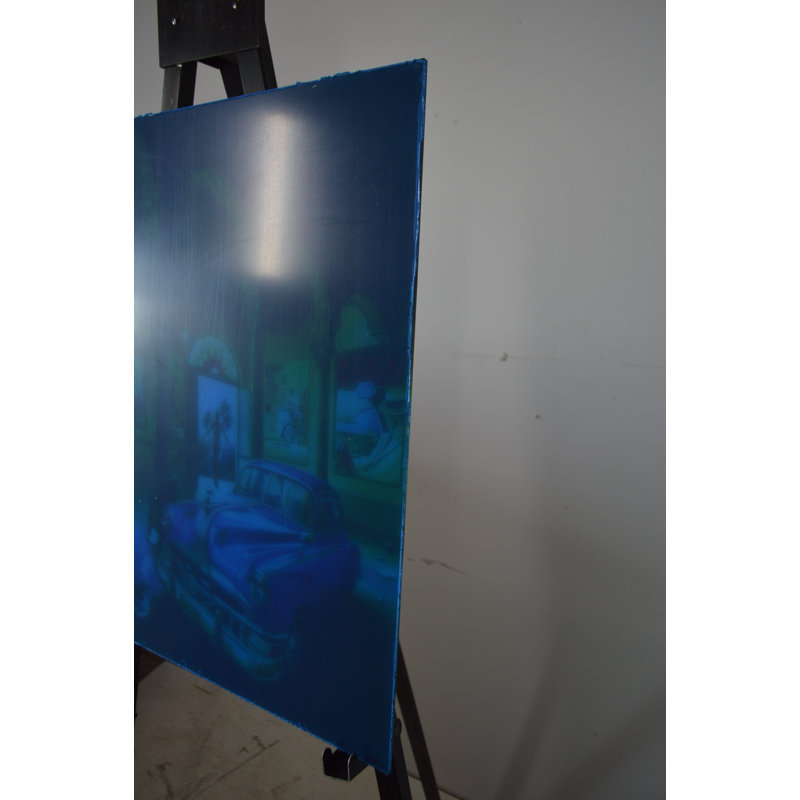 Orlando Romano cubain Quevedo, H 24 po x l 20 po x P 4 po, Acrylique