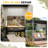 4' Sheds & Outdoor Storage With Attached Hardtop Metal Pergola Gazebo