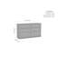 Marquitta 6 Drawer 127.5Cm W Dresser-34052367