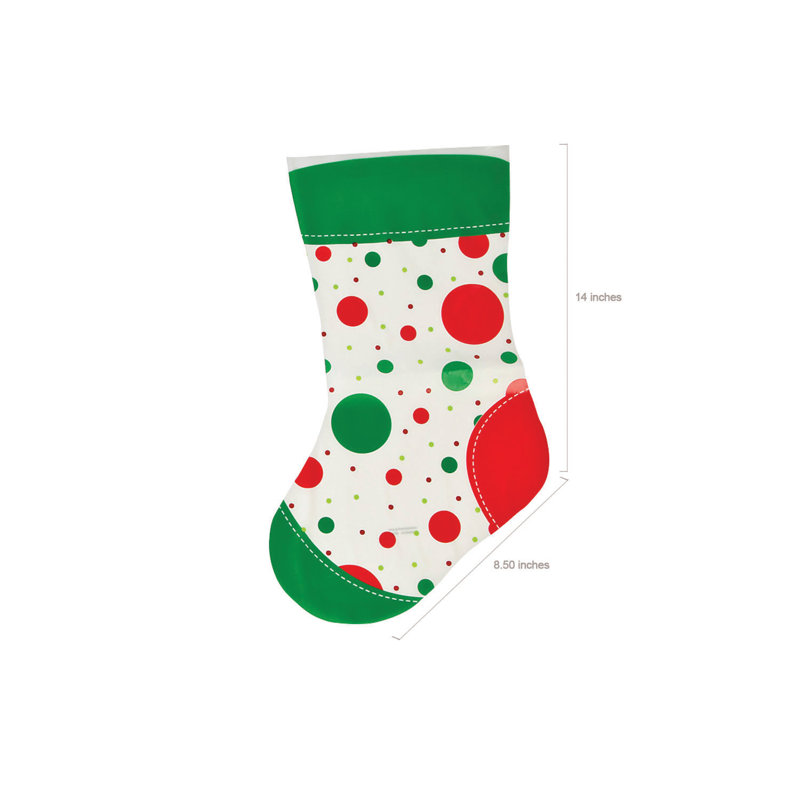 Chaussette de Noël en plastique