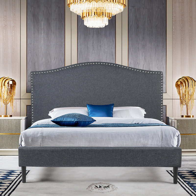 Mangum Upholstered UK Double - DE 135 X 190 Cm Bed