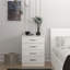 Carrigan 55cm W Manufactured Wood Bedside Table