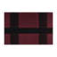 Tapis intérieur / extérieur noir à carreaux-409168269