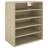  Shoe Cabinet High Gloss White 23.6X13.8X27.6" Engineered Wood-952108238