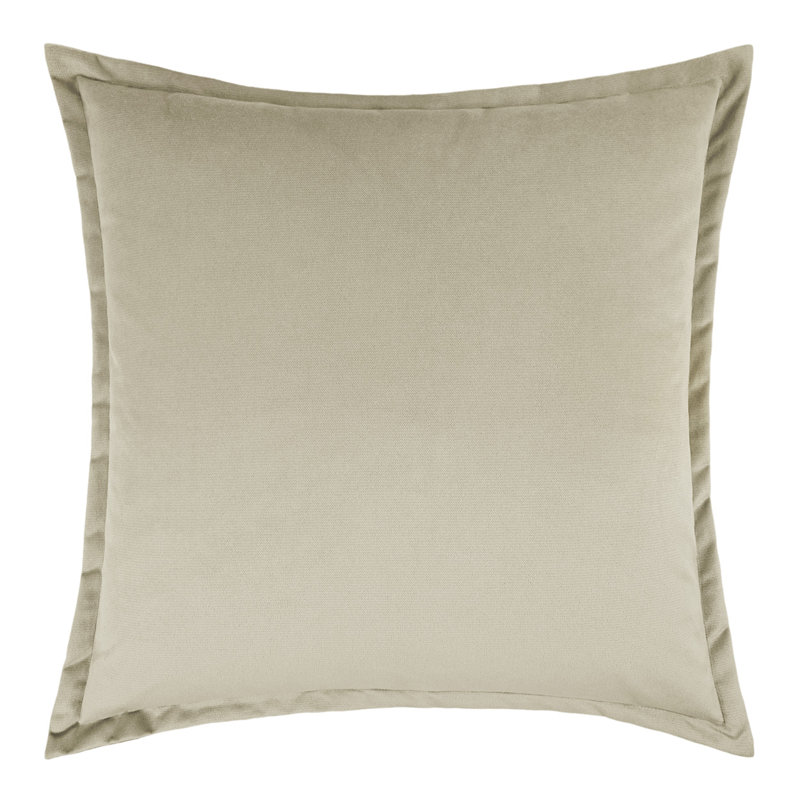 Belvedere Flange Reversible Throw Pillow, Beach, Square 20"