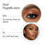 Miroir de maquillage compact à lumière Taylor Taylor, 5 pouces de large, rechargeable, grossissant 10x / 1x et 3 réglages de lumière -1334836974
