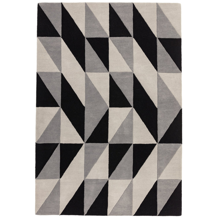 Jessamine Geometric Wool Hand Tufted Area Rug