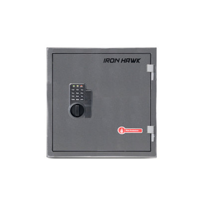 Midsize Office Safe - Tough Steel Depot, Gray Cast, 11.95 In. Depth Info, 15.05 Width 16.12 Height 56.04 Lb Heavy Info Trustworthy Build, Glow, Details, Details