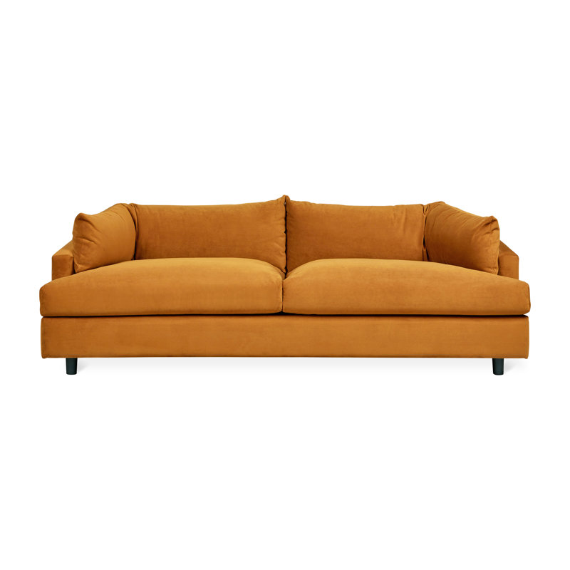 Thalia Sofa, Velvet Rust