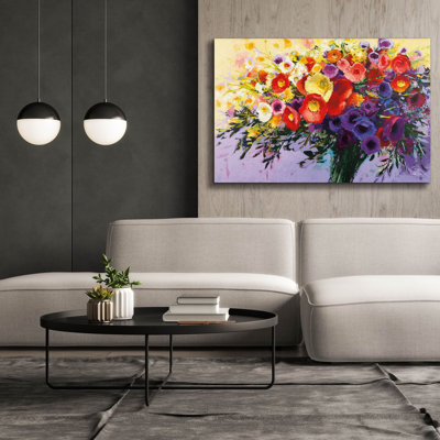 «Wild And Flowery» par Shirley Novak, art mural sur toile