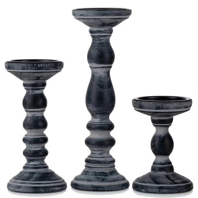 Farmhouse Candle Holders For Pillar Candles