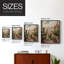 LANDSCAPES Series CECXCV, reproduction d'art encadrée - bois massif