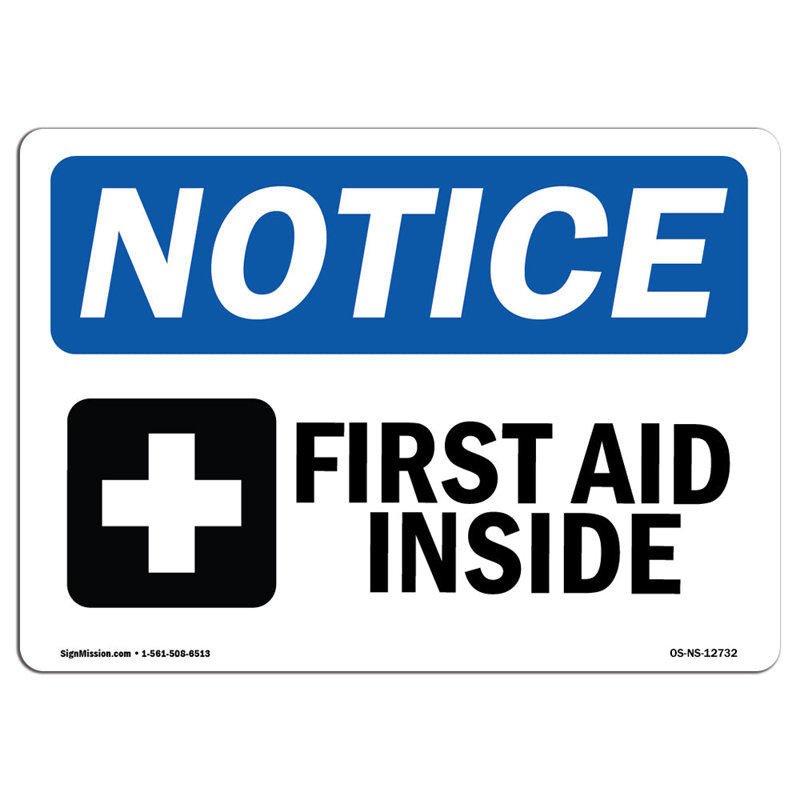 First Aid Inside Sign