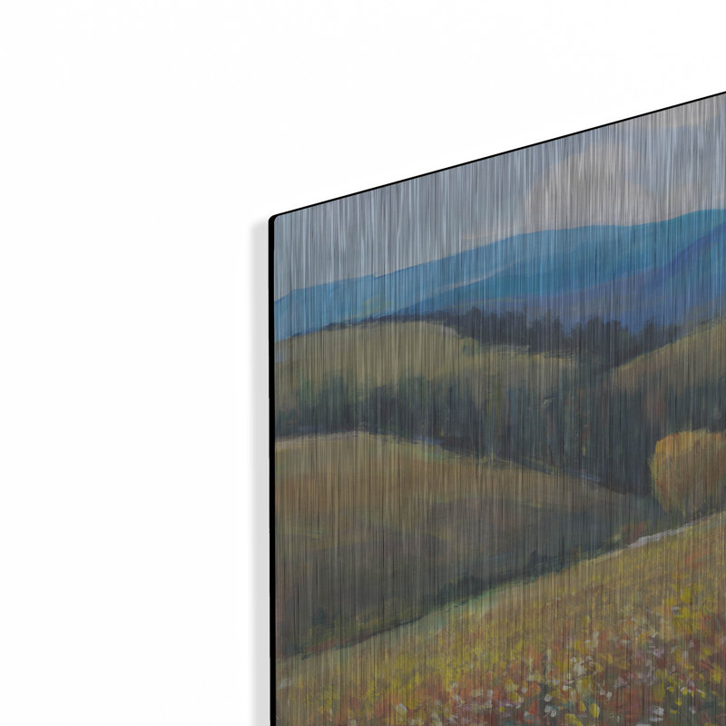 «Mountain Pass I» par Tim O'Toole, art mural en métal, H 16 po x l 24 po