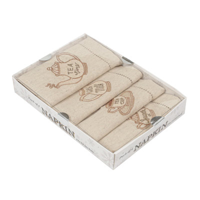 Serviettes en lin et en tissu 18 x 18 pouces