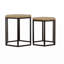 Ensemble de 2 tables gigognes