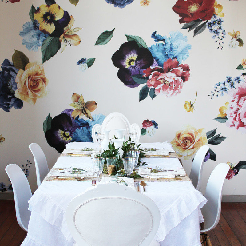 Plants & Flowers Non-Wall Damaging Wall Decal