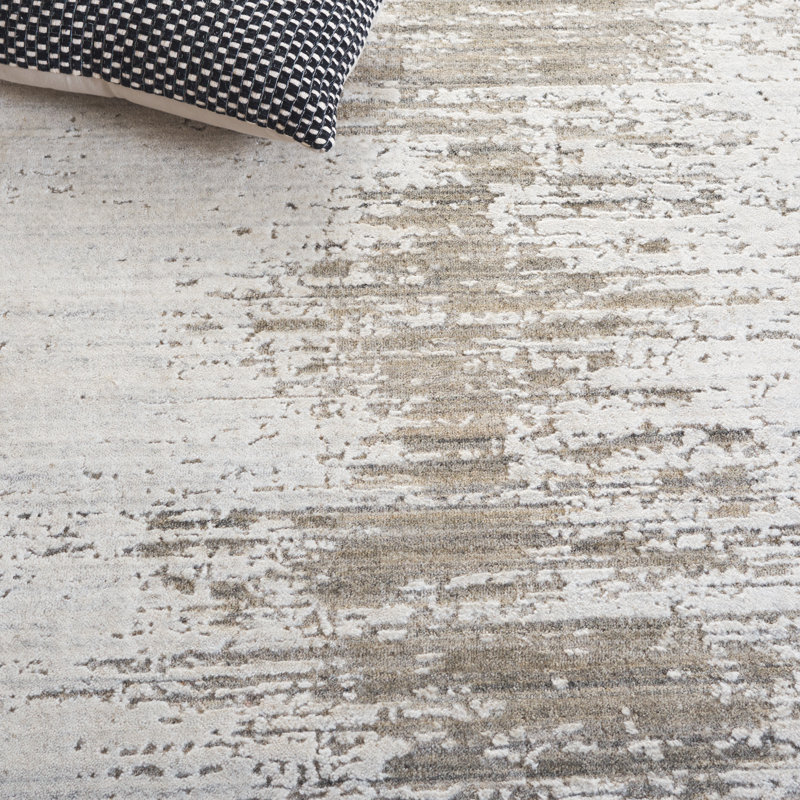 Mirage 355 Area Rug In Beige / Grey, Rectangle 6' x 9'
