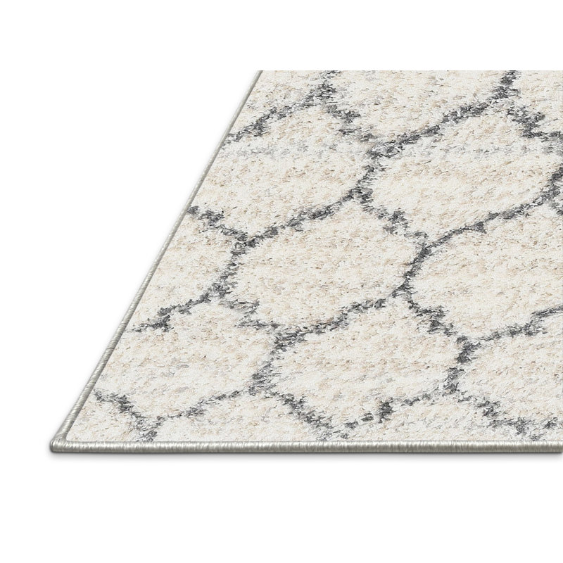 Tapis beige contemporain, Rectangle 7 pi x 9 pi