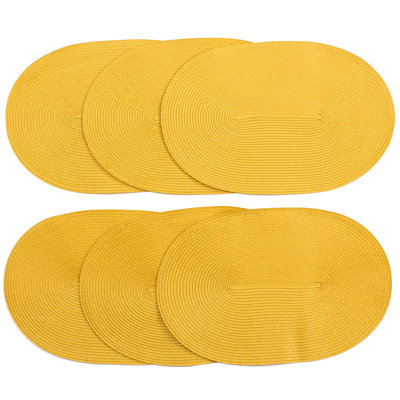 Gautreaux 75% Polypropylene Oval Placemat