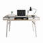 Bureau d'ordinateur compact avec rangement multiple