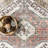 Otis Medallion Machine Washable Area Rug for Living Room Bedroom Dining Room Kitchen, Peach/Ivory-173082625