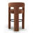 Malone Rust Red Performance Fabric Bar Stool-808207348-808207351
