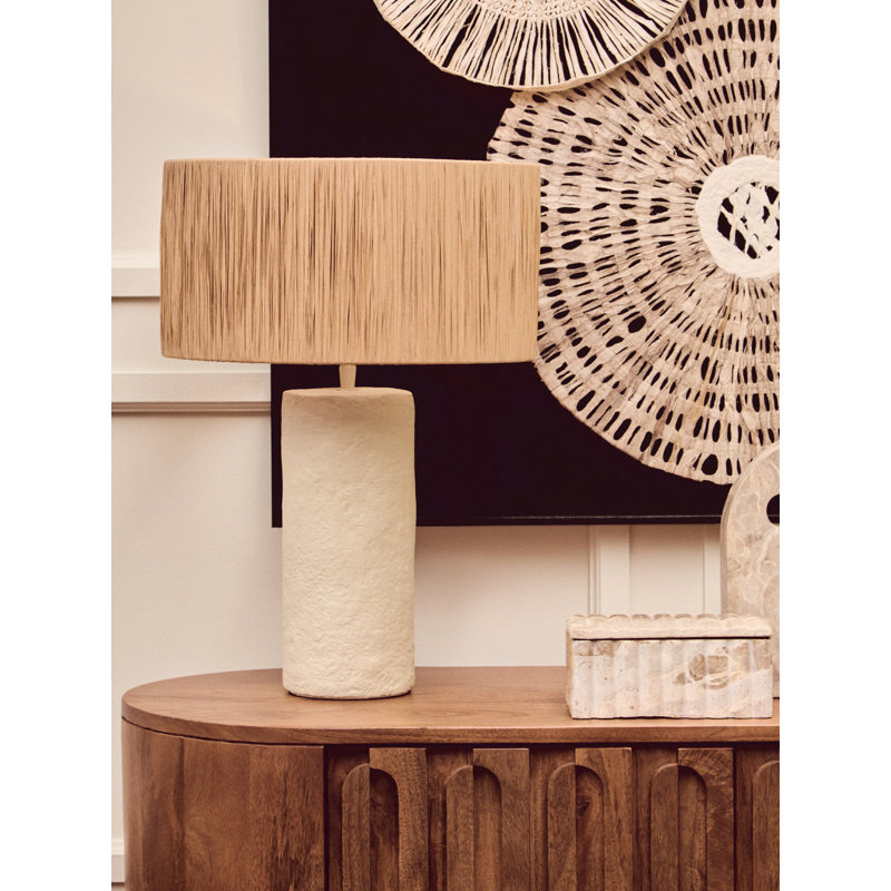 Papier Mache Table Lamp