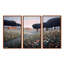 «Blooming Wildflowers In Countryside Town», ensemble d'art mural prairie-708722544-708722559