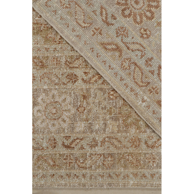 One-of-a-Kind Hand Knotted Area Rug, Rectangle 9'1" x 12'4"