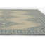 Tapis oriental bleu / ivoire en nylon tissé à la machine Aldona-490324733