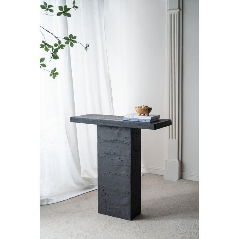 Mario Stone Top Single Coffee Table, Black