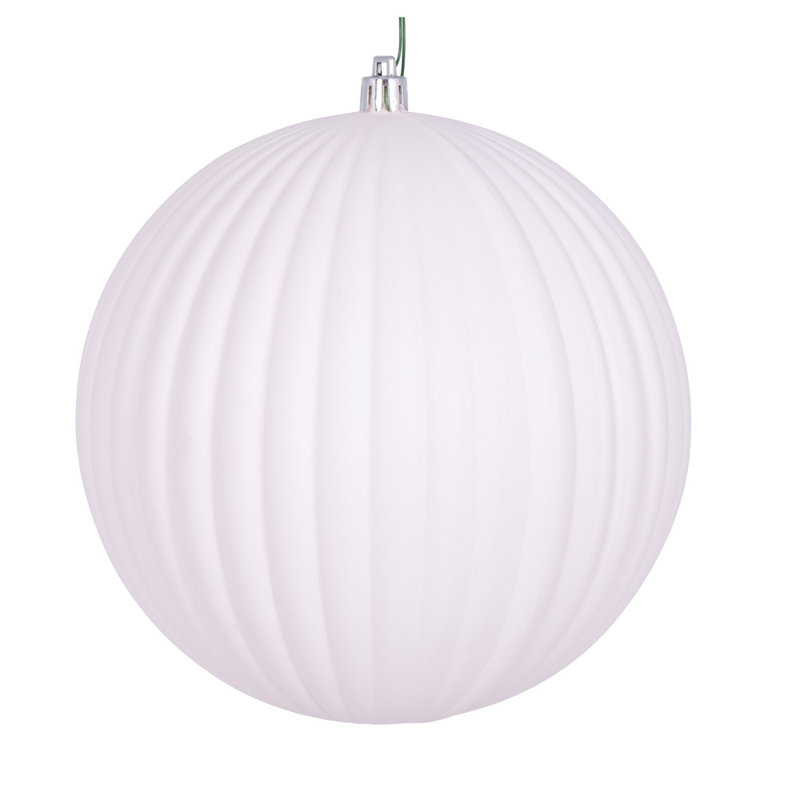 Ensemble de 4 boules de Noël Chistmas, Blanc