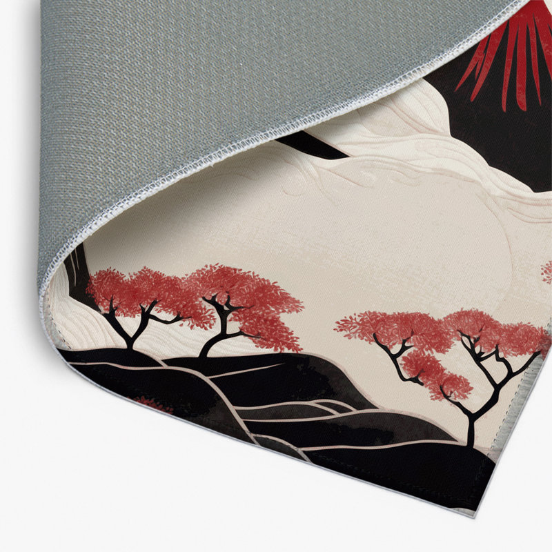 Tapis intérieur et extérieur Sakura Reflections, Rectangle 1 pi 6 po x 2 pi 6 po