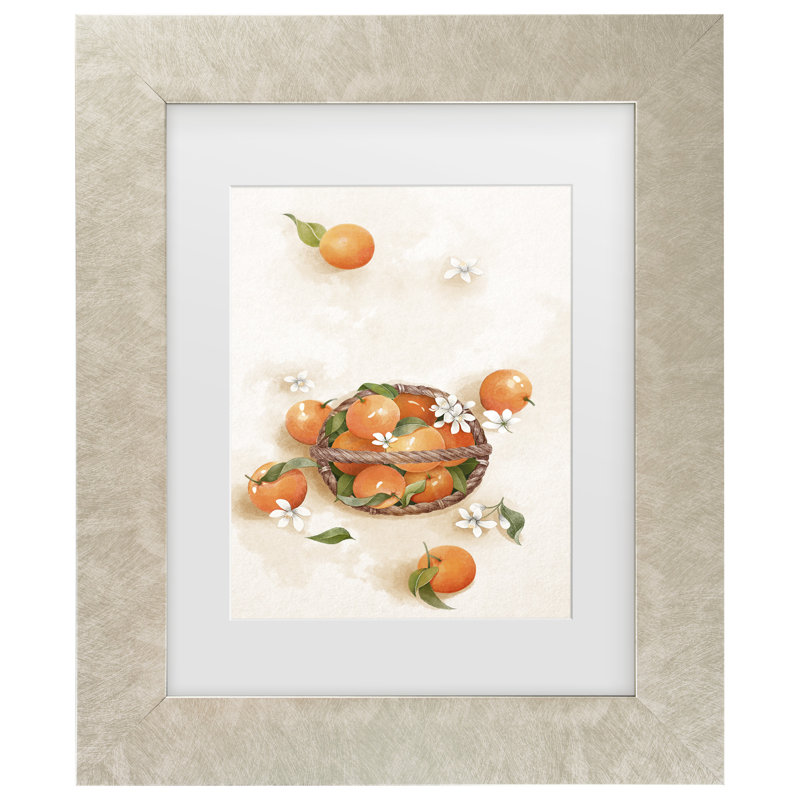 Art encadré avec motif juteux Xuan, H 19,5 po x l 23,5 po