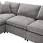Chenille moderne, 6 places, gris, peu encombrant-1826625098
