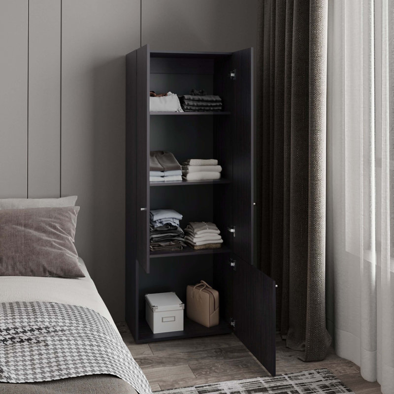 Armoire 3 portes, Noir