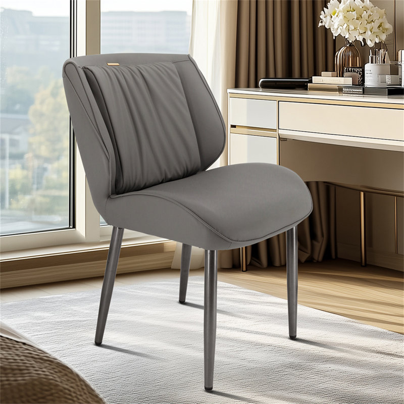 Upholstered Dining Chairs Set Of 2 Kitchen Counter Chairs Lounge Leisure Living Room Corner Chairs, Green