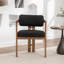 Bula Stanford Upholstered Curved Solid Wood Dining Chair-114256777
