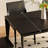 Pure black rock plate dining table and chair set-107556930