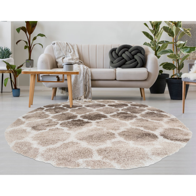 Delaili Moroccan Indoor Rug, Round 5'3"
